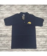 Buffalo Sabres Polo Shirt Adult Medium Blue Yellow Slug  Men&#39;s My Hockey... - $14.95