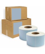 4000 Zebra Eltron Direct Thermal Shipping Labels 4x6 Blue 3-Core - £156.68 GBP