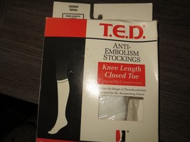FUTURO T.E.D. Anti Embolism Knee Length Closed Toe Stockings 18mm/HG, Large - £3.93 GBP