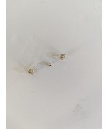 Sterling Silver Citrine 6mm Round Stud Earrings - £15.77 GBP