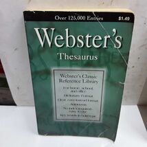 Webster&#39;s Thesaurus - €3,15 EUR