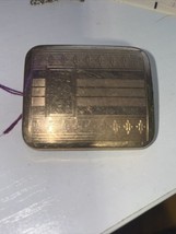 Vintage Hallmarked Hayward Gold Plated, ￼ Textured Pattern Belt Buckle. - £7.93 GBP