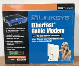 Linksys BEFCMU10 EtherFast Cable Modem With USB &amp; Ethernet Connection - £23.97 GBP