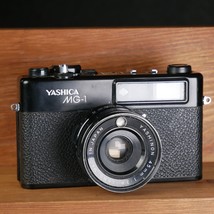 Yashica MG-1 Film Camera W Yashinon 45mm 1:2.8 Lens Vintage *UNTESTED* - £19.37 GBP
