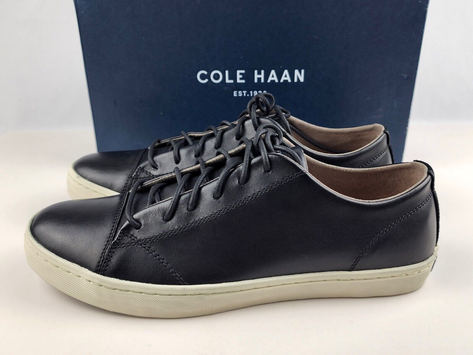 Cole Haan Men's Sneakers Grand OS Trafton Luxe Black Handstand leather Men's 9 M - £56.30 GBP