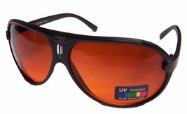 DELUXE BLUE BLOCKER DRIVING GLASSES mens womens sunglasses SUN298 UV LIG... - £6.71 GBP
