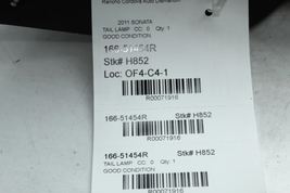 Passenger Tail Light VIN B 8th Digit Incandescent Bulb Fits 11-14 SONATA 71916 image 12