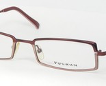 VULKAN Von Ivko V398 192 Weinrot/Rotgold Brille Brillengestell 50-18-135mm - $46.61