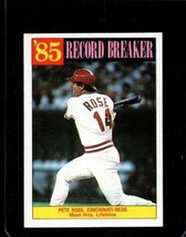1986 Topps #206 Pete Rose Nm Reds Rb - £3.47 GBP