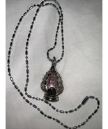 Kaname Madoka Soul Necklace glass Puella Magi Magica Pink  - $47.50 CAD