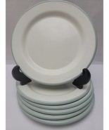Magnolia Hearth &amp; Hand Set 6 Enamelware Salad Lunch Plates Blue Green Ba... - $49.87