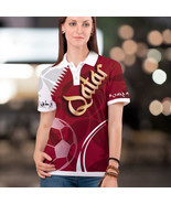 Qatar Soccer Polo Shirt 2023 FIFA Women&#39;s World Cup - $54.69 CAD+