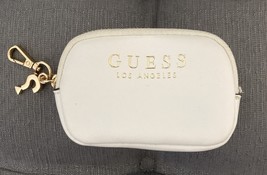 Guess Los Angeles White And Gold Coin Wallet/Change Purse New. - $14.60