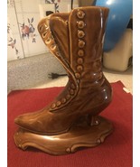 USA Calif 1224 pottery Art Nouveau Victorian Button Boot Vase  - $20.34 CAD