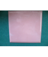 VINTAGE pink  MARBLE PLASTIC TILE 4 1/4&quot; wall bathroom kitchen polystyrene - $90.93 MXN