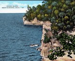 Grand Island Munsing Michigan MI UNP Unused Linen Postcard L1 - $2.92