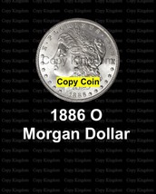 1886 O Morgan Silver Dollar Key Date COPY coin - £35.98 GBP