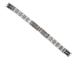 c1920&#39;s Art Deco Russian 875 Silver Ladies Watch Band - $108.90