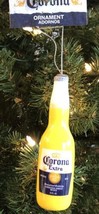 Mexican Corona Extra Beer Bottle Plastic Christmas Ornament - £11.54 GBP