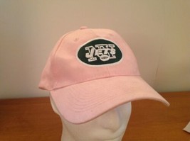New York Jets Reebok Pink Hat Green Logo NFL Women&#39;s Ladies Adjustable Cap - £9.20 GBP