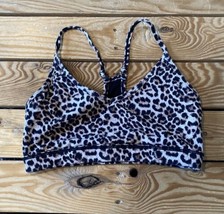 Zyia Active Women’s Cheetah Print sports bra size M Brown Black K1 - £15.49 GBP