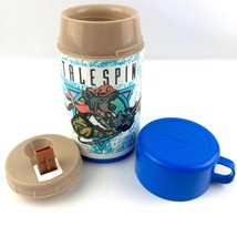 Vintage TAILSPIN Plastic Aladdin Disney Thermos w/ Stopper &amp; Cup Holds 8... - $12.86