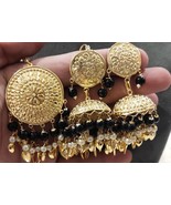 Jabells Rajasthani Banjara Tikka Earrings Gold Plated Traditional Jewler... - $49.25 CAD