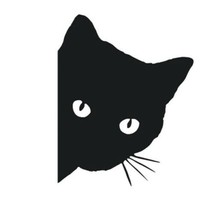 Sneaky Kitty Cat Logo Vinyl Decal - £2.05 GBP+