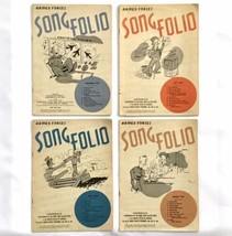 1952 Armed Forces Song Folio Army Navy Air Force Set Of 4 Sheet Music And Lyrics - £27.96 GBP