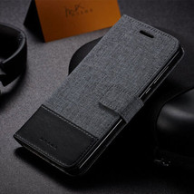 For Nokia X10 X20 5.3 C1/2.2/2.3/4.2/6.2 /7.1 Canvas Leather Wallet Flip Case - £37.04 GBP