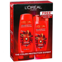 Loreal Paris Color Protection Conditioner + Shampoo, 192.5ml Each - $27.78