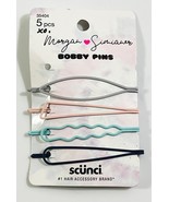 Scünci xo Morgan Simianer 4pc Bobby Pins Pastel Multicolor Hair Clip Acc... - $10.19 CAD
