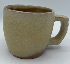 Vintage Frankoma Pottery Plainsman Brown Large 5C Coffee Mug Cup Handle EUC - £6.99 GBP