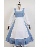 Beauty And The Beast Princess Belle Maid Dress Cosplay Costume Uniform O... - $103.94 CAD