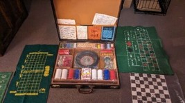 1930s AP Games Travel Multi Game Set Roulette Backgammon Catalin Bakelite &amp; More - £436.29 GBP