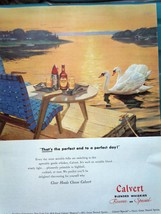 Calvert Blended Whiskies Reserve  Special Magazine Print Art Advertisement 1947 - £4.69 GBP