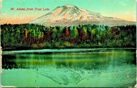 Mt Adams From Trout Lake Sunnyside Washington WA 1912 DB Postcard - £3.06 GBP