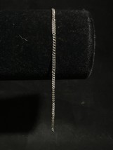 Vintage Silver Tone Ankle Bracelet 9&quot; (351) - $10.00