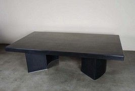 Curve Rectangular Cocktail Table, Black Lacquer, Coffee Table, Low Coffee Table, - £9,372.72 GBP