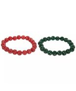 Christmas Shoppe Bling Bracelet Set - Red &amp; Green - €13,60 EUR