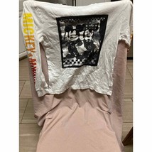 Rare Mickey &amp; Minnie Disney X Vans Woman’s Long Sleeve Shirt Size XS  - £19.73 GBP