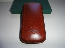 Pheasant Tan Leather Wide  Eyeglass  Case 6.5&quot; L x 3.5&quot; W x .75&quot;  D - £35.66 GBP