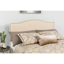 Twin Headboard-Beige Fabric HG-HB1707-T-B-GG - $92.95