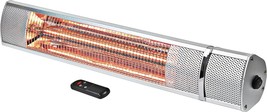 1,500-Watt Indoor/Outdoor Patio Heater With Remote Control From, Over Switch. - £71.91 GBP