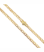 22ct Gold Cuban Link Curb Lightweight Chain Necklace 24 Inches 8.4mm Width - $151,686.36 MXN