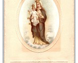 Jesus and Mary Gold Crowns Nativity Unused Textured Embossed DB Postcard Y9 - $5.89