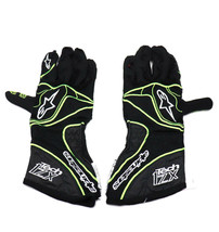 ALPINESTARS GLOVES Tech 1-ZX Nomex Black / Yellow Auto Racing SFI FIA  S... - $69.99