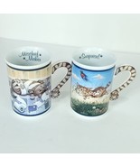 Danbury Mint Comical Cat Surprise &amp; Mischief Maker Coffee Cup Mug Gary P... - £25.62 GBP
