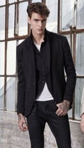 John Varvatos One Button Jacket. Mens Black Size EU 54 USA 44 - £263.70 GBP