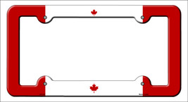 Canada Flag Novelty Metal License Plate Frame LPF-437 - $18.95